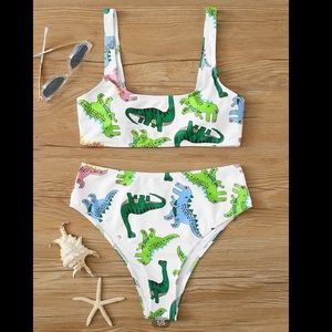Shein dinosaur bathing suit